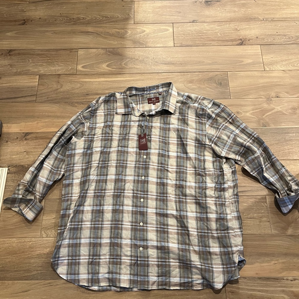Hickey Freeman button down shirt